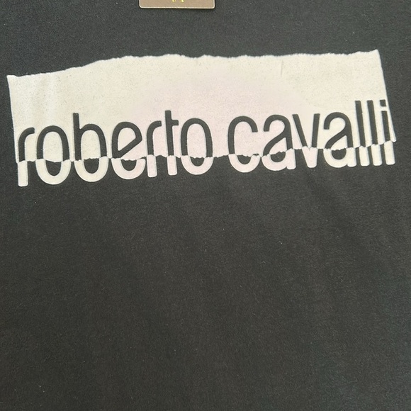 1679- Roberto Cavalli XL Men's T-Shirt Short Sleeve NWT - Picture 8 of 10
